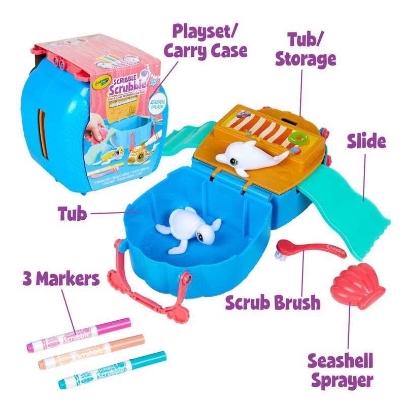 Crayola Scribble Scrubbie Ocean Pets Set