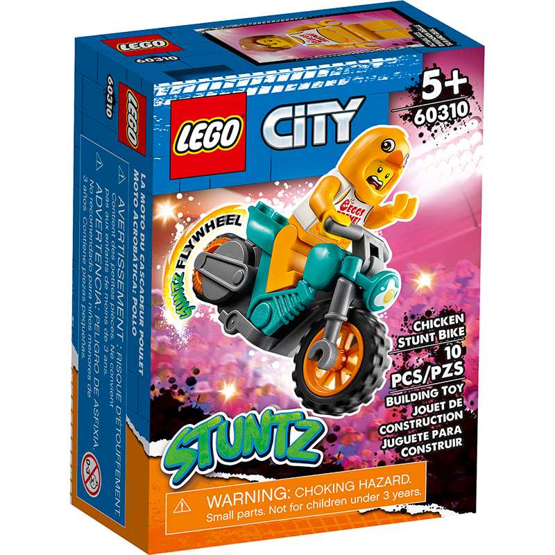 Lego City Bicicleta De Acrobacias De Pollo