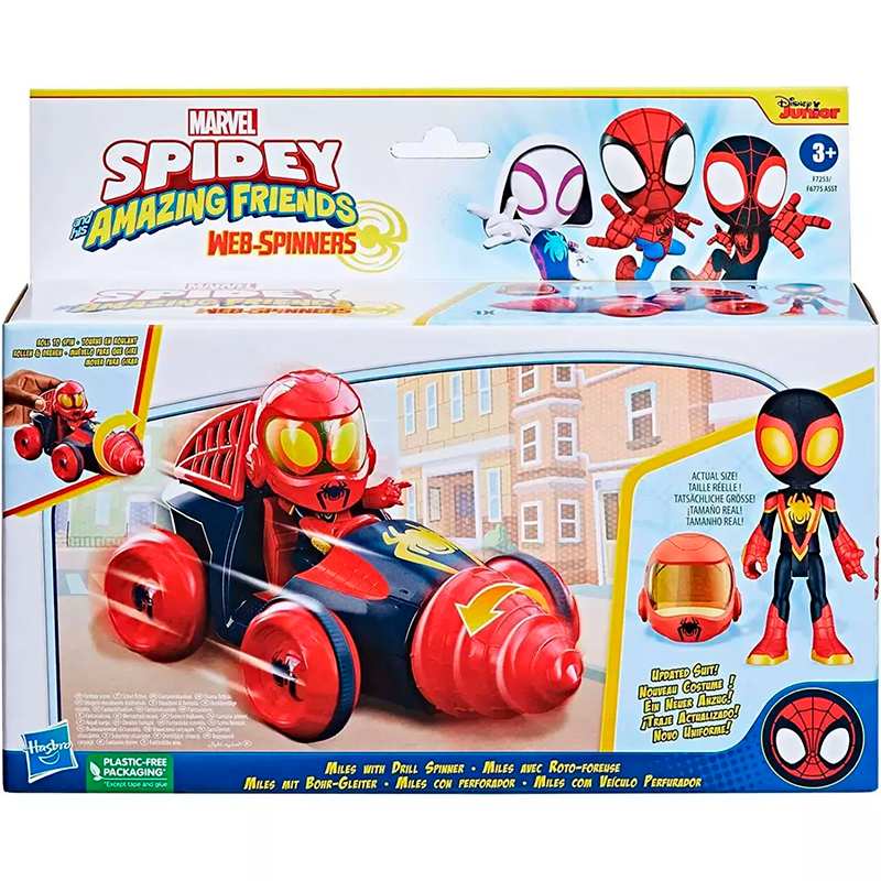 Hasbro Marvel F6775 Spider Amazing Friends Vehiculo Surtido