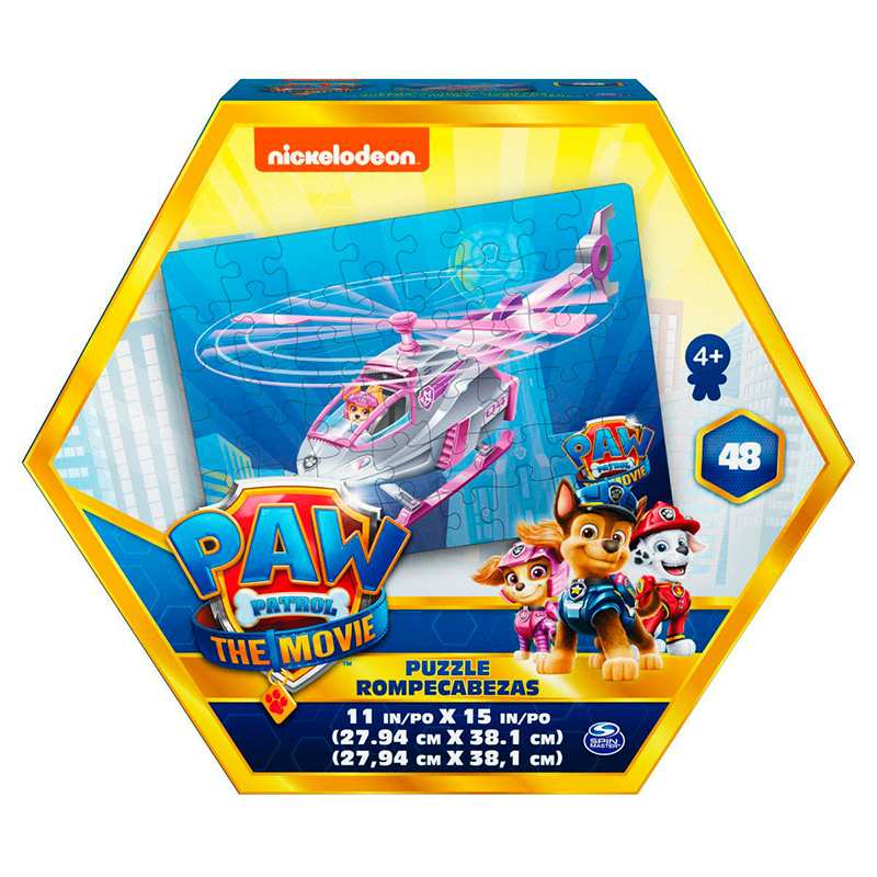 Spin Master Paw Patrol 6062722 Rompecabezasde Madera 48 Pzs