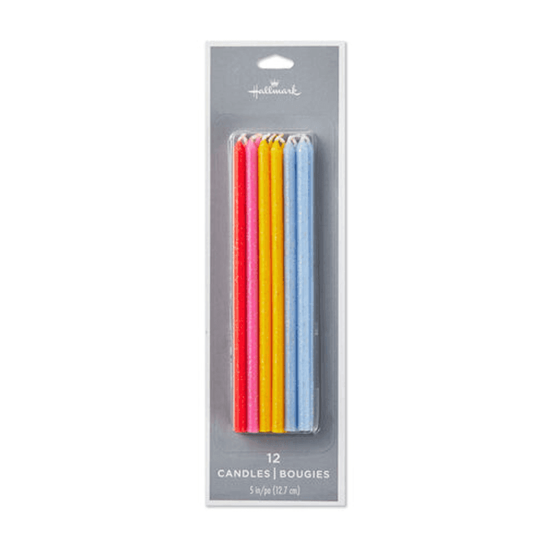 Hallmark  Hm-Vl-Mgld12H  Velas Para Cumpleaños 12Pc Glitter