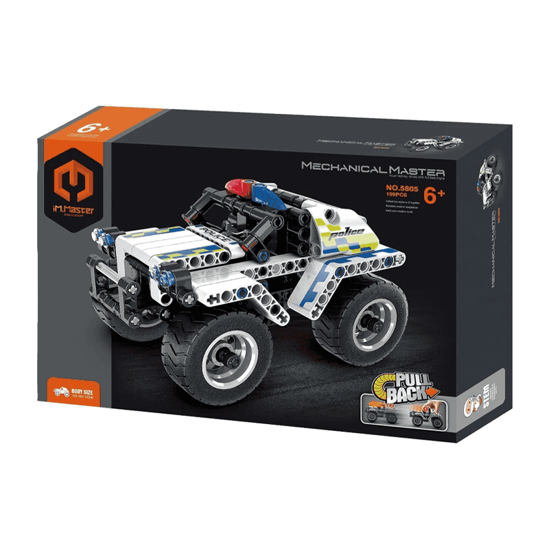 Im.Master Mechanical Master 5805 Carro De Policía Pull Back 199 Pcs