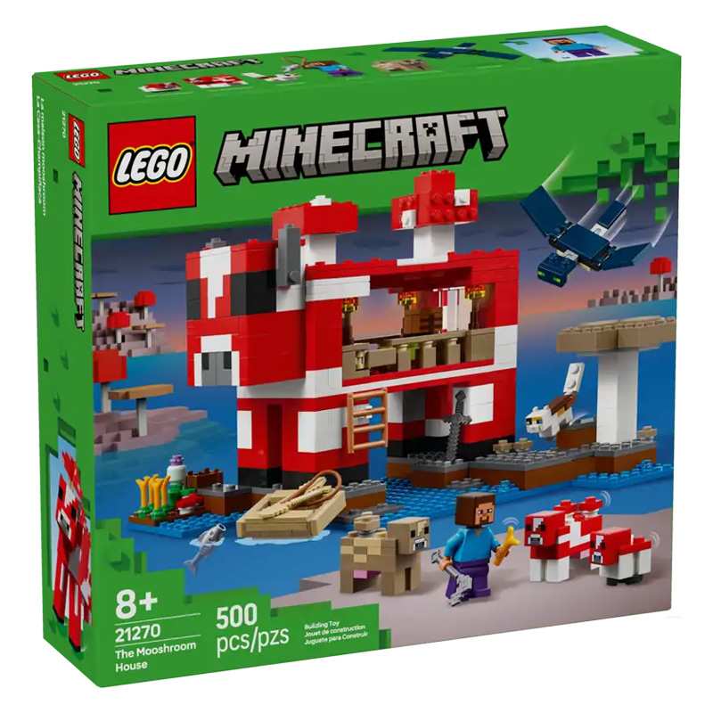 Lego Minecraft 21270 La Casa De Los Hongos