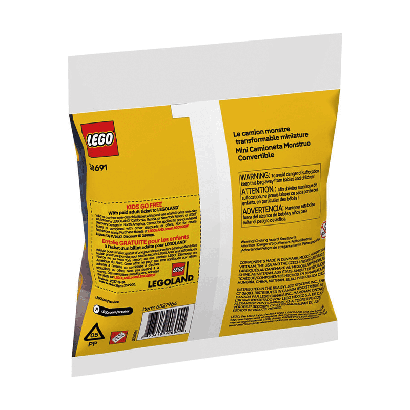 Lego Creator 30691 Mini Camión Monster Convertible