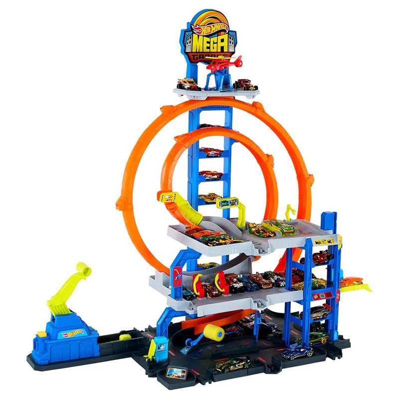 Mattel Hot Wheels Jbm74 City Mega Garage