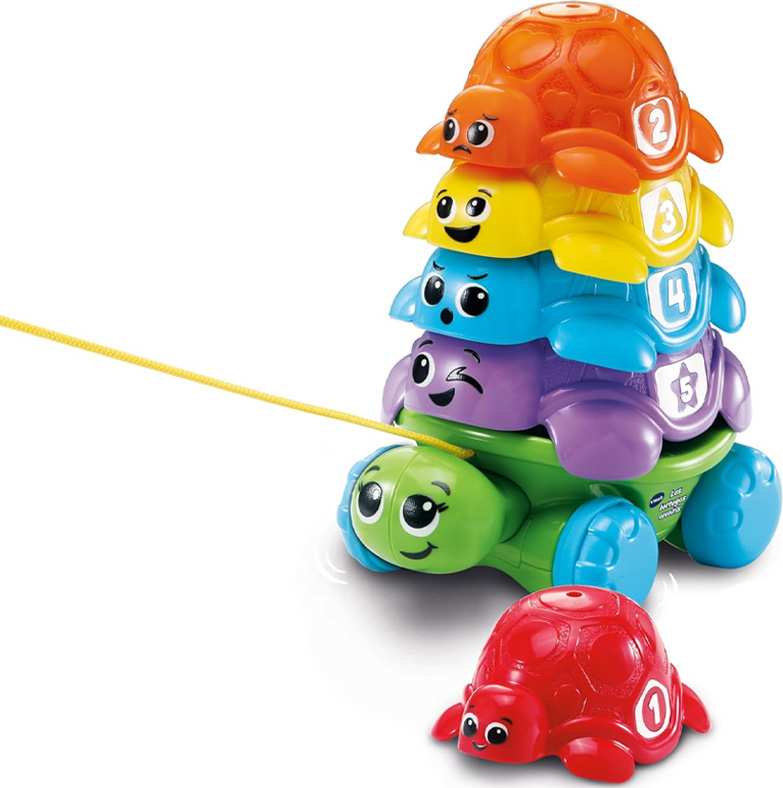 Vtech Baby 80-609322 Apilables De Colores Tortugas Arcoiris
