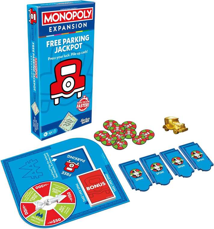 Hasbro Games G0718 Juego Monopoly Free Parking Jackpot