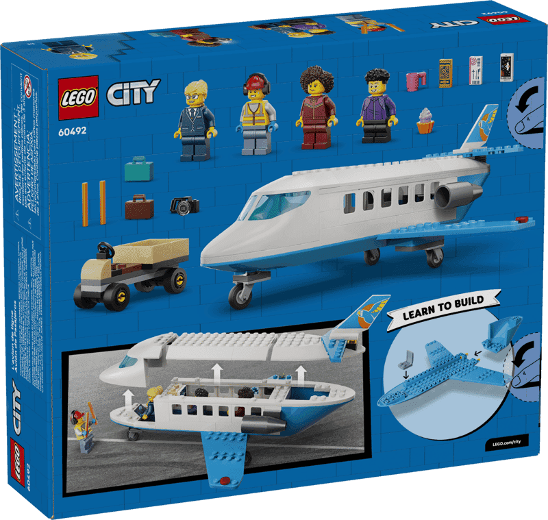 Lego City 60492 Avion De Pasajeros