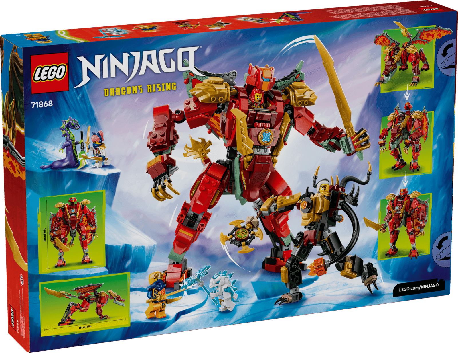 Lego Ninjago 71868 Meca Dragon Transformable De Wyldfyre