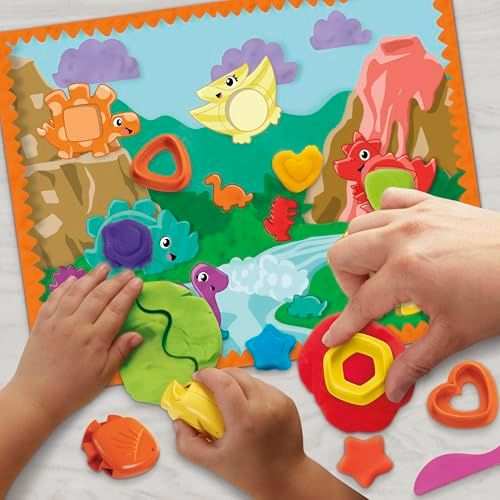 Hasbro Play-Doh G0491 Formas Y Colores Dinosaurio