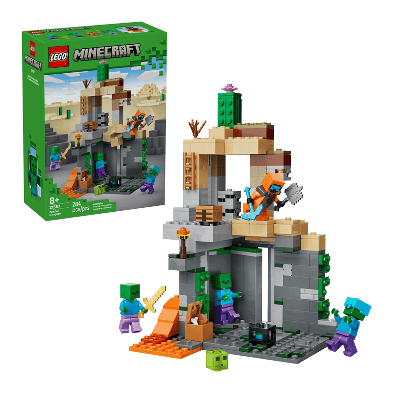 Lego Minecraft 21587 Mazmorra De Zombies