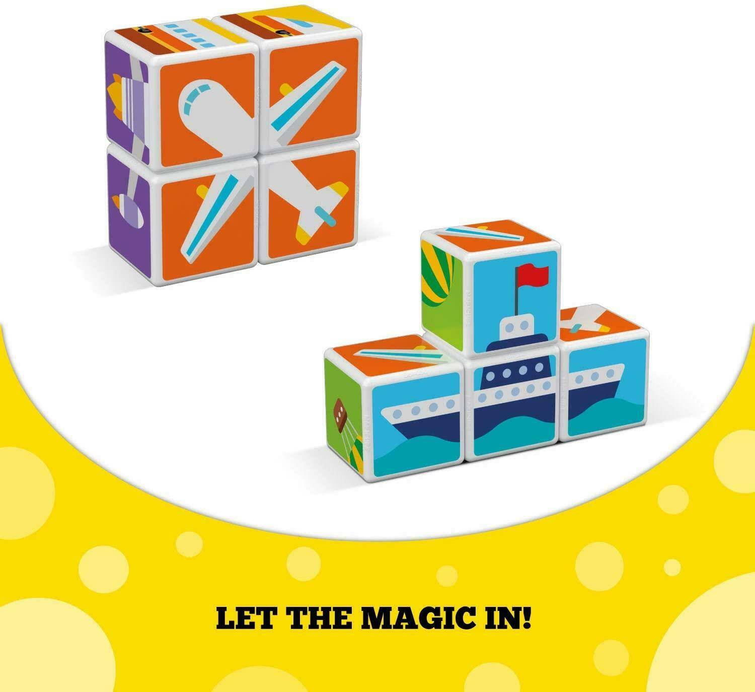 Geomag  Magicube #122 Cubos Magneticos Transporte 7 Pcs