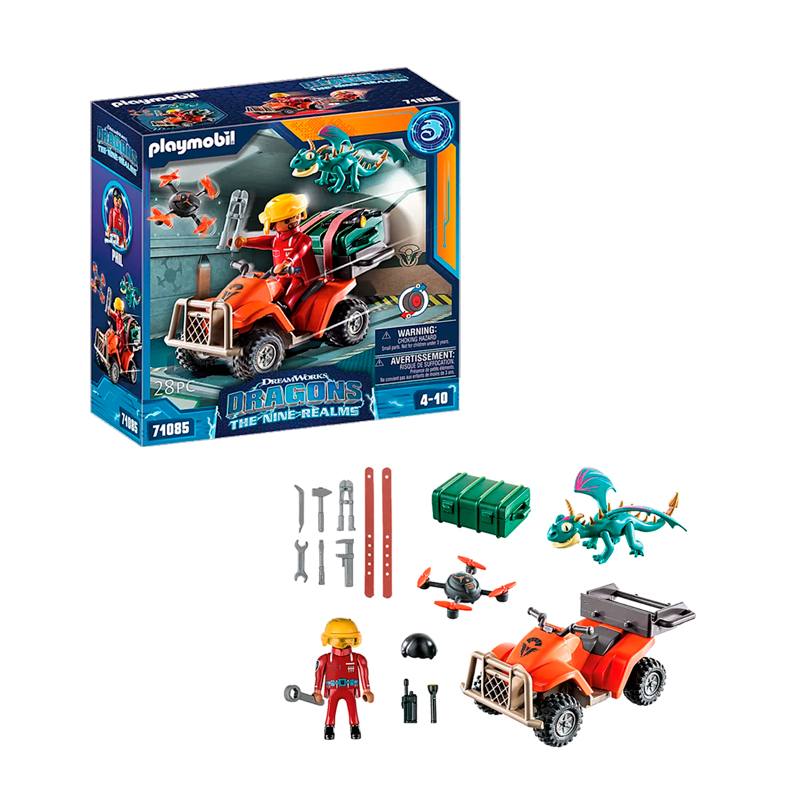 PLAYMOBIL Dragons 71085 Base de Seguridad de Icaris
