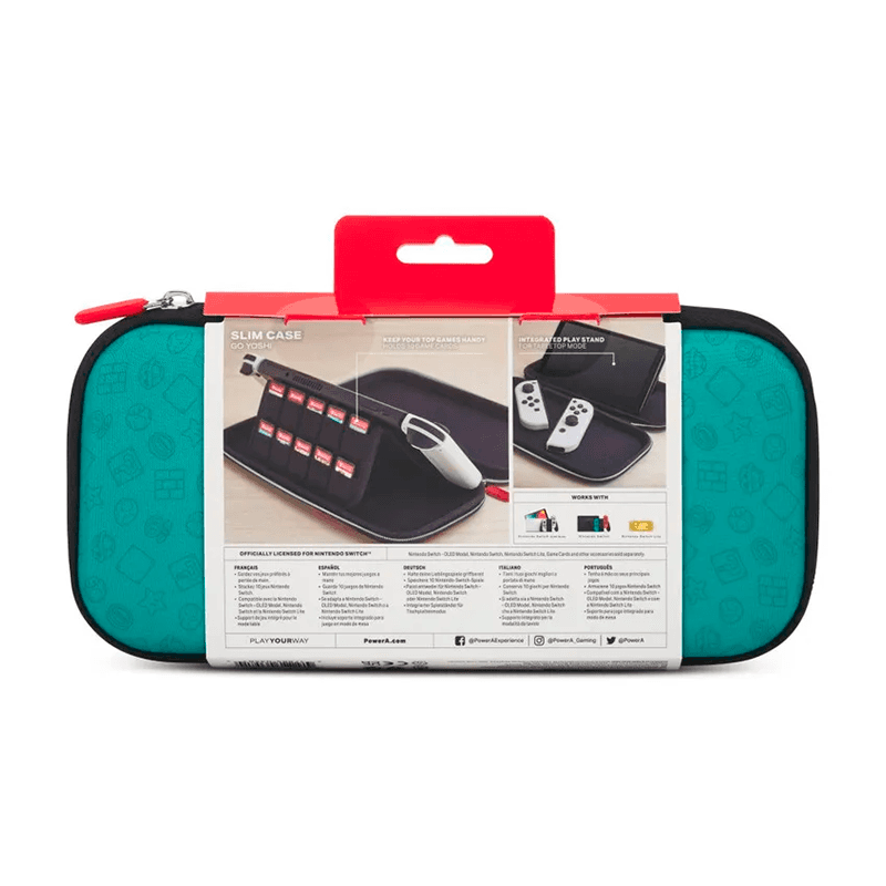 Estuche De Viaje Power A Case Edicion Go Yoshi Nintendo Switch