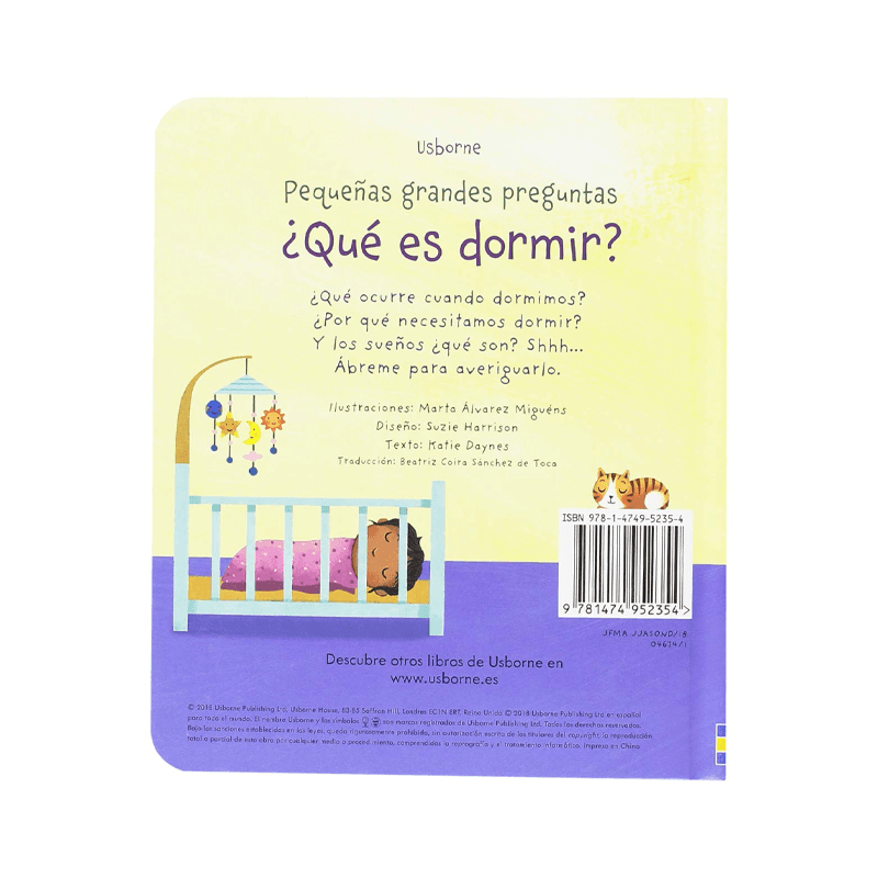 Libro Pequeñas Grandes Preguntas ¿Qué Es Dormir?