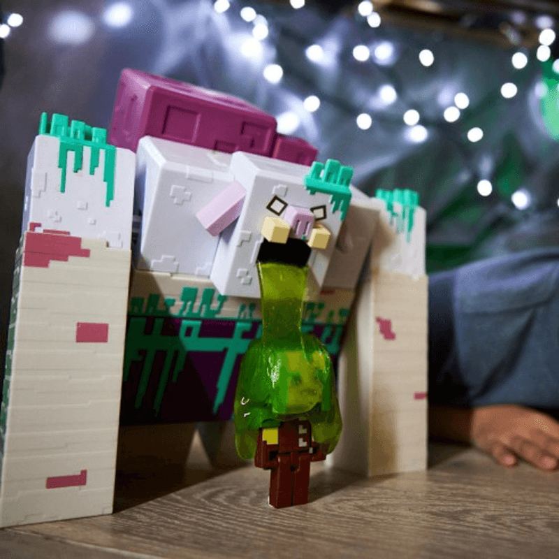 Mattel Minecraft Hnc08 Figura De Acción Con Slime
