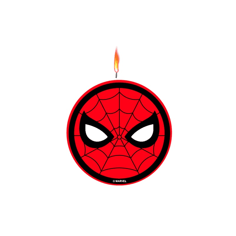 Marvel  Mpg-Sp2-Vl036 Vela de Cumpleaños Jumbo S1
