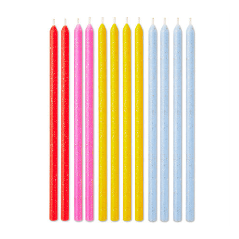 Hallmark  Hm-Vl-Mgld12H  Velas Para Cumpleaños 12Pc Glitter
