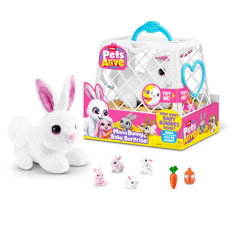 Zuru Pets Alive 9554 Peluches De Mamá Conejo