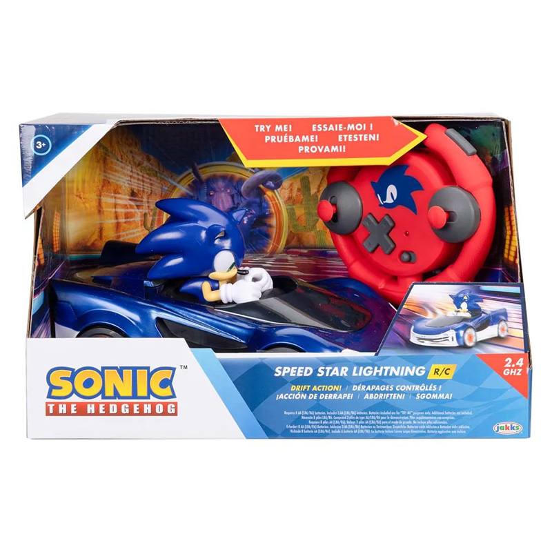 Jakks Pacific Sonic 429974 Carro Rc Con Luces Drift