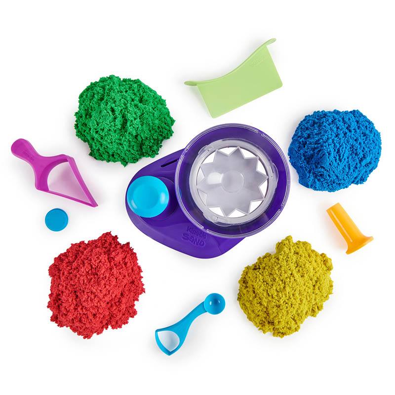 Spin Master Kinetic Sand 6063931 Set De Creacion Gira Y Forma