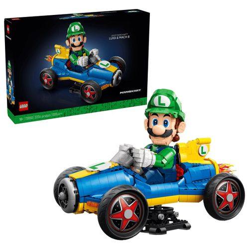Lego Super Mario Bros 72050 Mario Kart: Luigi Y Mach 8