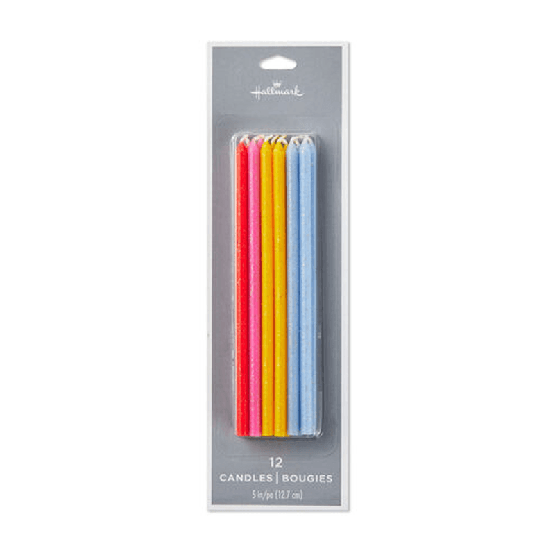 Hallmark  Hm-Vl-Mgld12H  Velas Para Cumpleaños 12Pc Glitter