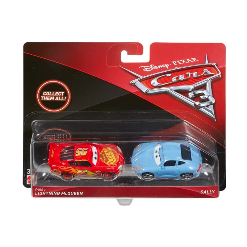 Mattel Disney Pixar Dxv99 Carro Cars 3 2-Pack S5 Surtido