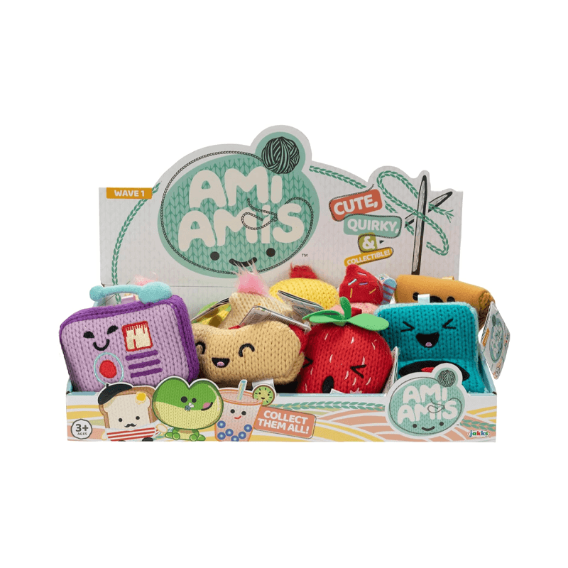 Jakks Pacific 718054-Pq Ami Amis Set Mini Peluches Coleccionables Surtido