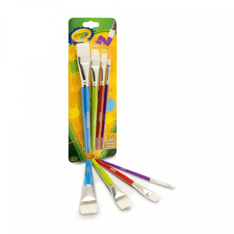 Crayola C053520 Pincel Plano Set 4 Un