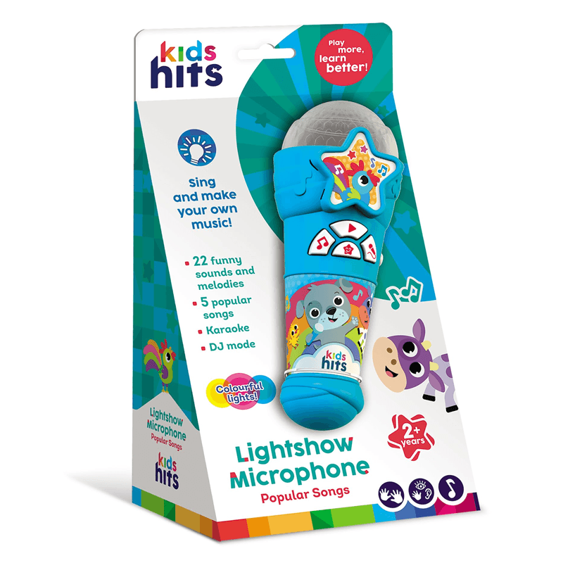 Kids Hits  Kh16-004 Microfono Con Sonido Y Luces