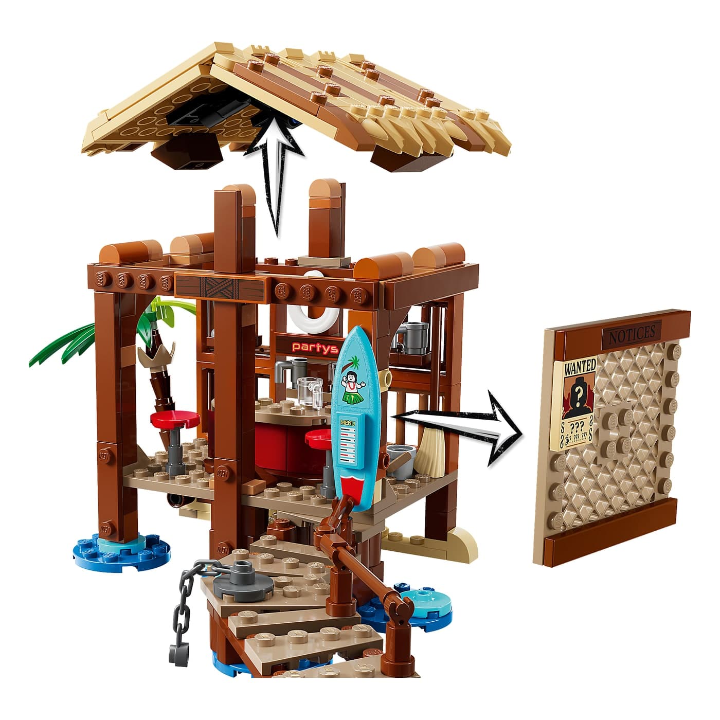 Lego One Piece 75636 Cabaña De La Aldea Molino De Viento