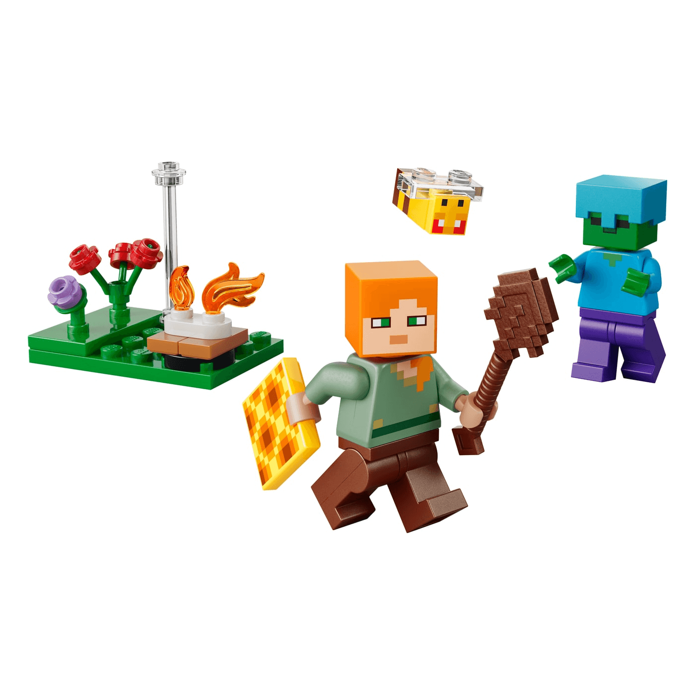 Lego Minecraft 30732 El Conflicto De Alex En La Hoguera