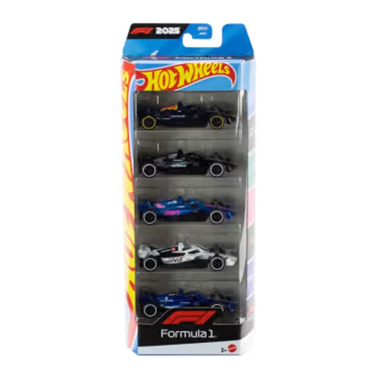 Mattel Hot Wheels Jln11  Paquete 5 Carros De Carrera