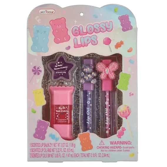 Hot Focus 010Cr Labiales Brillantes Forma De Animalitos