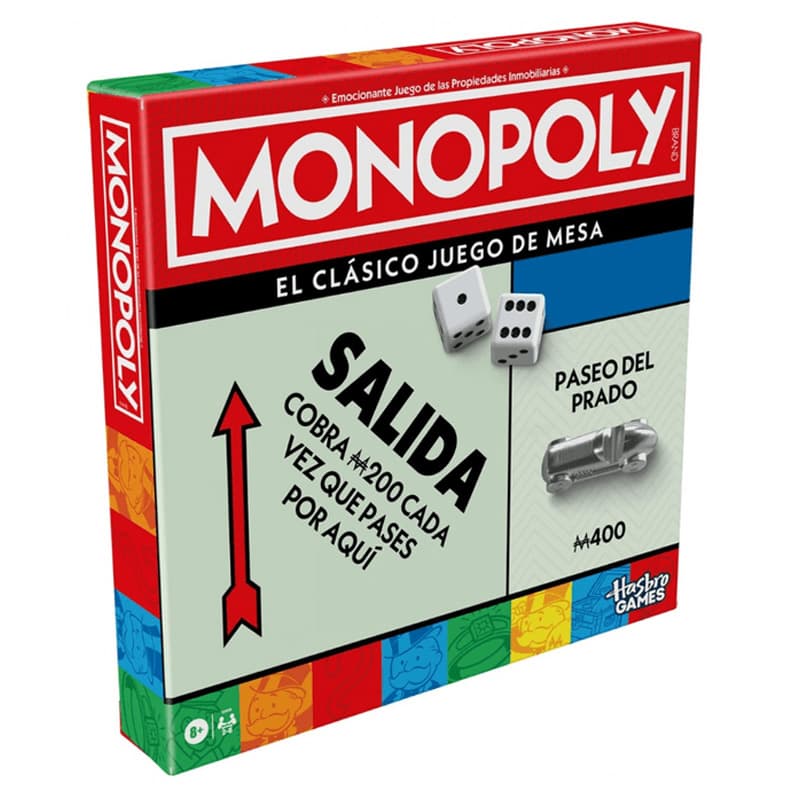 Hasbro Games G0009 Juego De Mesa Monopoly Clasico