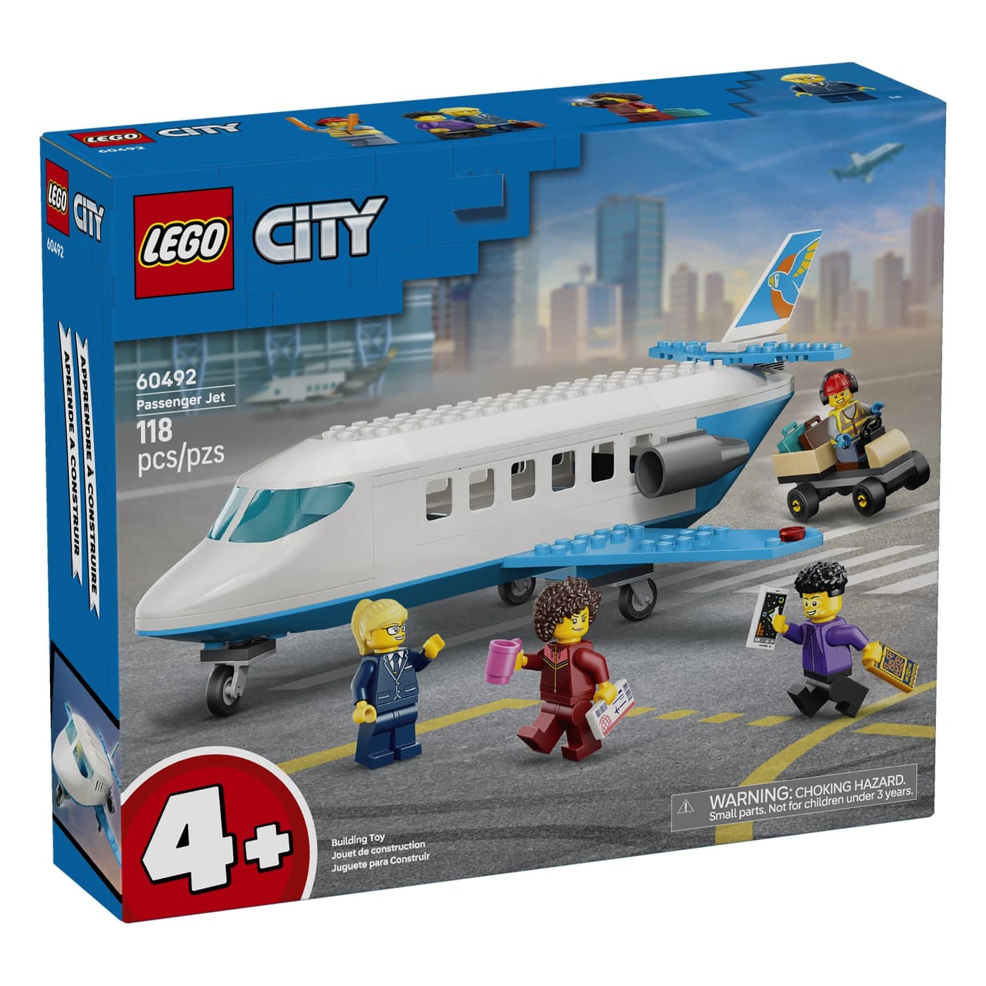 Lego City 60492 Avion De Pasajeros