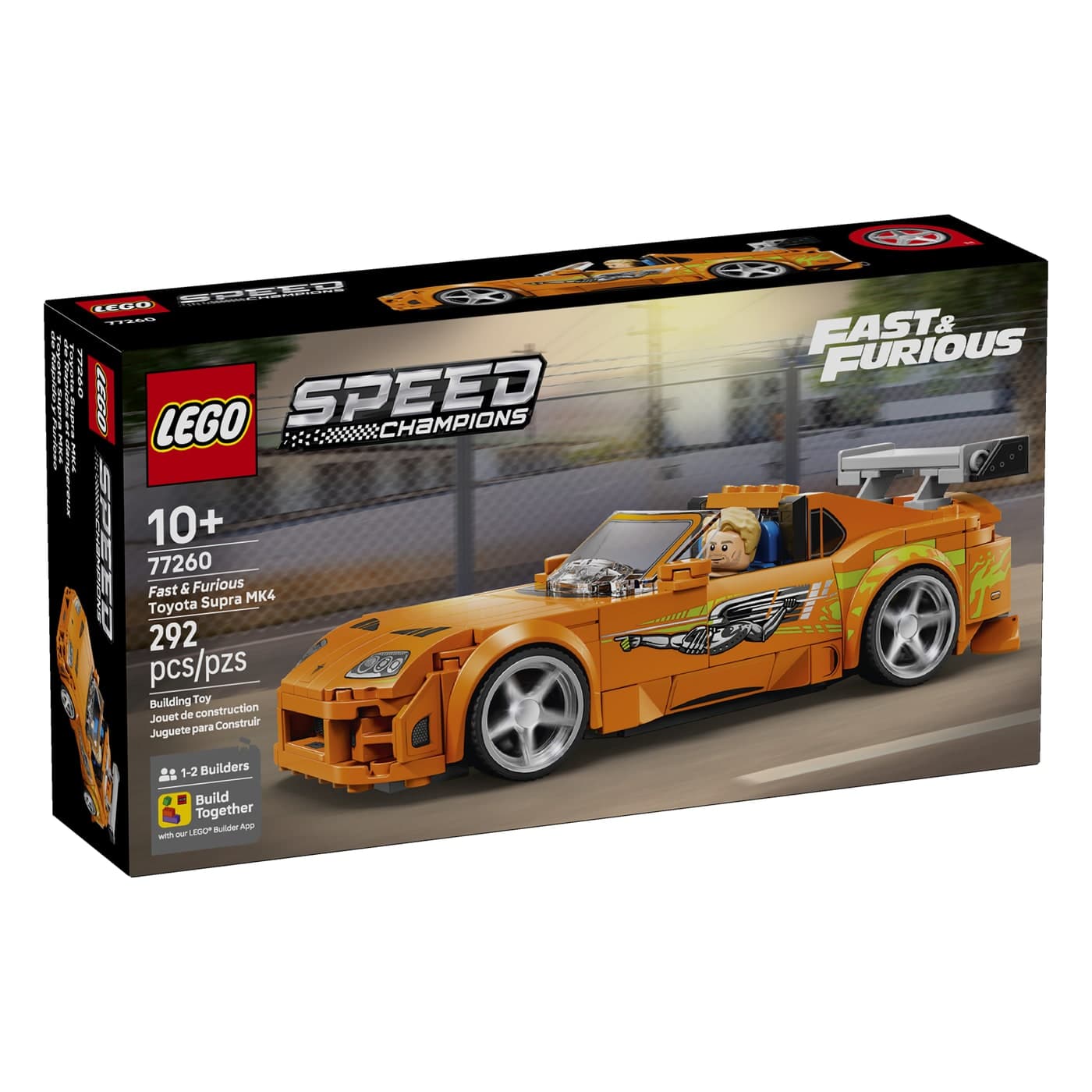 Lego Speed Champions 77260 Rapido Y Furioso: Toyota Supra Mk4